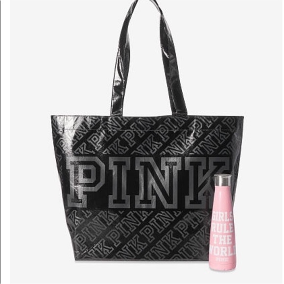 PINK Victoria's Secret Handbags - New water bottle/reusable bag combo
